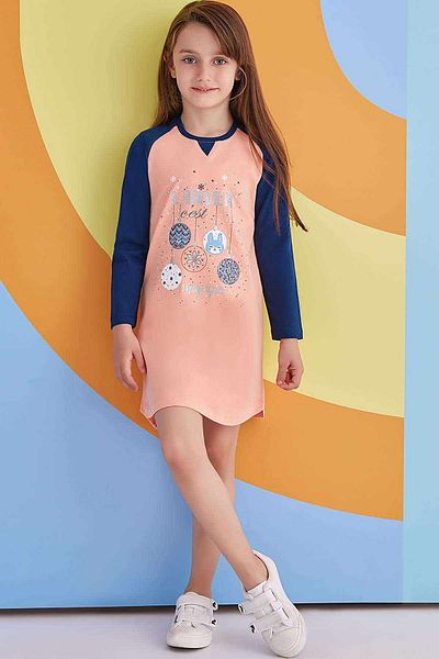 ROLY POLY Magique Girl's Nightgown Peach