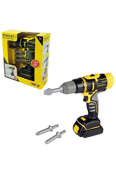 Smoby Toy Stanley Electronic Drill With Accessories