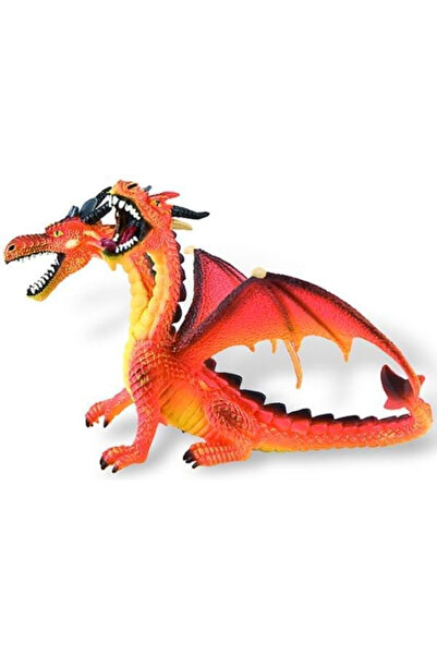 Bullyland Dragon Orange Cu 2 Capete