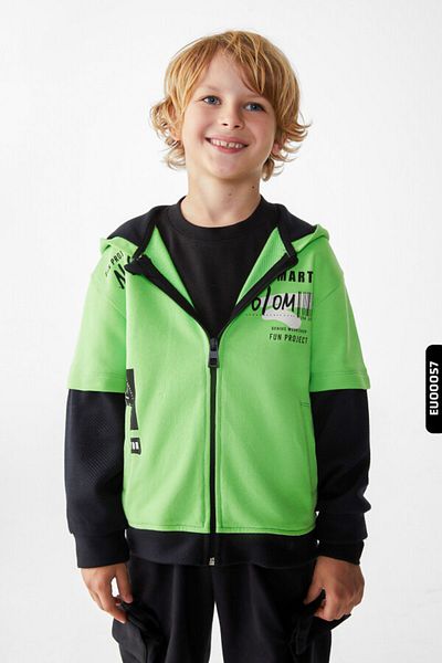 XO Kids Cardigan de lucru cu fermoar pentru băiat 4-8 ani 45518