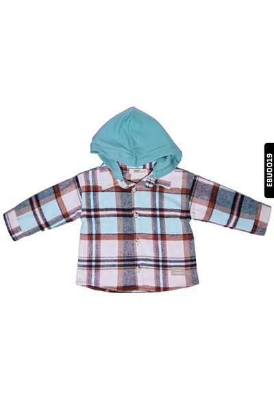 Çikoby Baby Boy Hooded Shirt 6-24 Months 20127