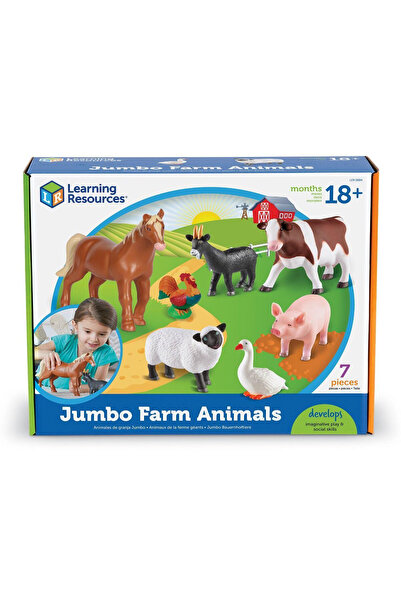 Learning Resources Jumbo Farm Animals-LER0694