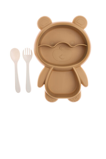 Fox Bebek & Çoçuk yemek takımı ek gıda beslenme tabağı 3 bölmeli kırılmaz