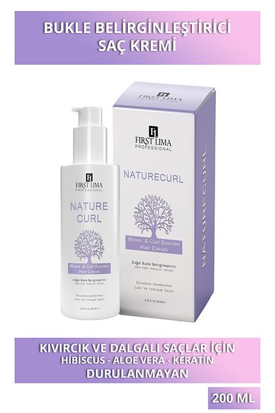 First Lima Professional Natural Curl Enhancing Leave-In Cream for Curly & Wavy Hair