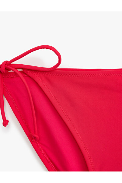 Koton Drawstring Bikini Bottom with Sides