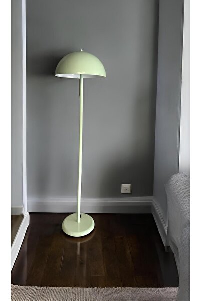 burenze Modern Tasarım Mars Lambader Mint Yeşili Ayaklı Abajur