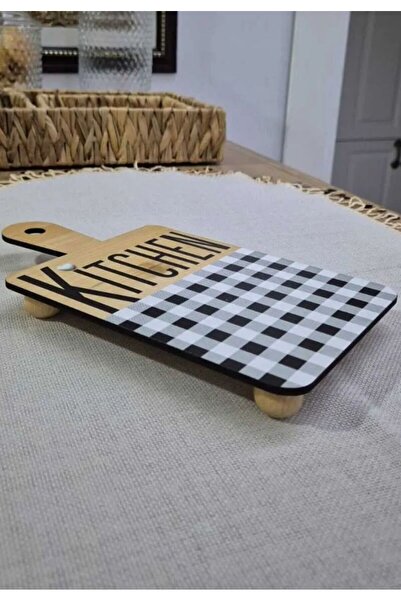 Dekor Vagonu رف تقديم خشبي مزخرف، زاوية القهوة، ديكور المطبخ