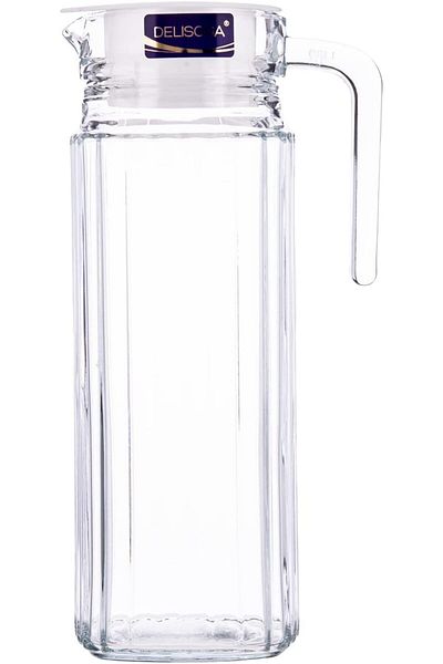 AKDC Glass Jug L(9CM) XW(9CM) XH(24CM) Transparent