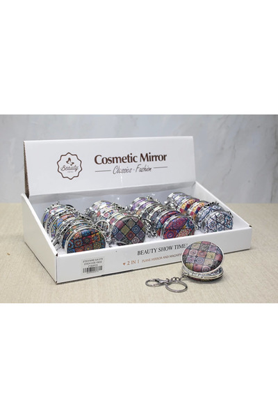 CT STONES Breloc cu oglindă de mână cu pietre Alk3775