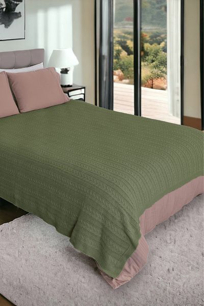 DALİSA Mathilda Knitted Soft Bedspread and Lightweight Blanket for Home Use