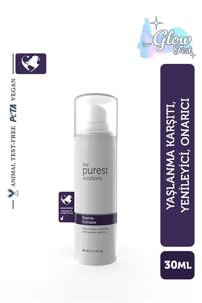 The Purest Solutions سيروم العناية بالبشرة الببتيد المجدد والمضاد للشيخوخة 30 مل (مركب الببتيد)