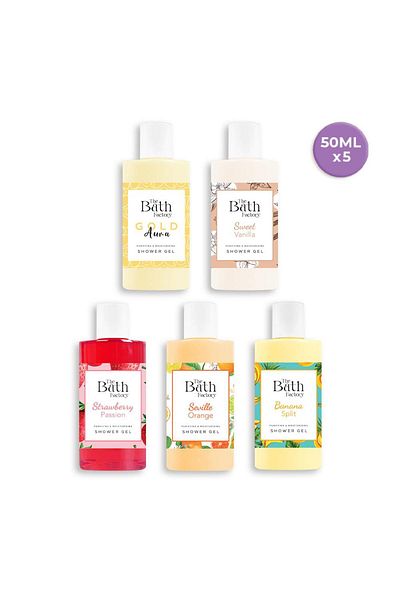 THE BATH FACTORY The Bath Factory Shower Gel Set /5 X 50ML)