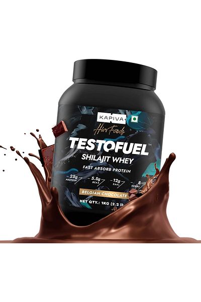 KAPİVA KAPIVA TESTOFUEL Shilajit Whey Belgian Chocolate Protein 1Kg