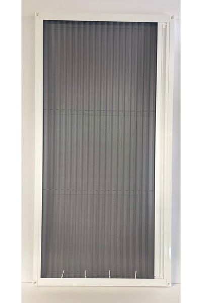 çelik dekorasyon Çelikcam Plise Kedi Sinekliği (KAPI) 200cm X 80cm Ölçü Aralı...