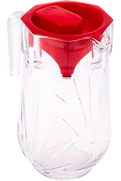 AKDC Glass Jug L(12CM) XW(12CM) XH(22CM) White