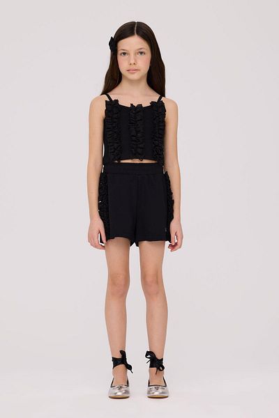 Tyess Bg Store Черна блуза за момичета