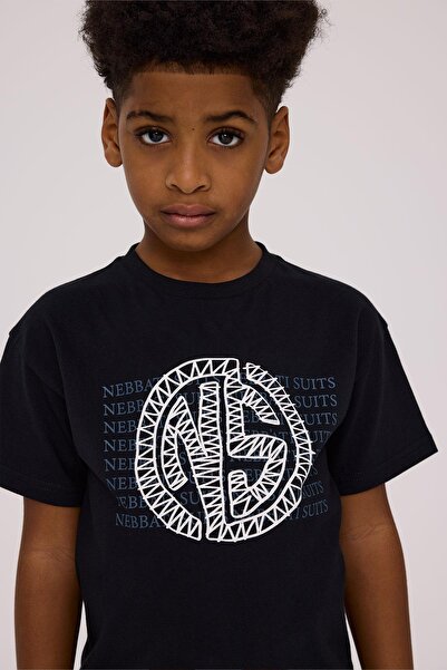 Nebbati Bg Store Boy Black Tshirt