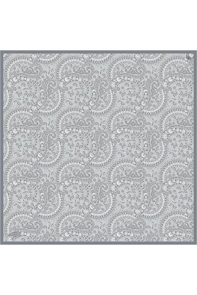 Armine Silk Scarf 2025 Summer - 9304-02 Gray Twill