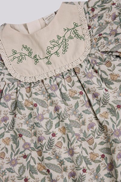 Layette Bg Store Baby Girl Print Romper