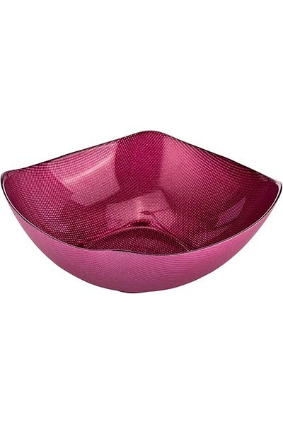 AKDC Glass Bowl Sqr L(22CM) XW(22CM) XH(8CM) Transparent