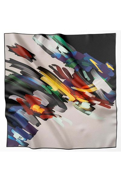 Aker Eșarfă din poliester Twill Tivil - 8295795 -911