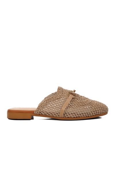Pierre Cardin Pc-53128 Mink Women's Braided Slippers