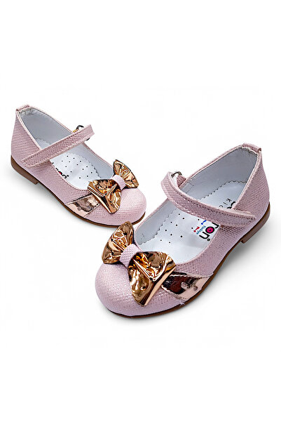 BEEBRON أحذية الباليه للفتيات من أورثوبيديك للأطفال والرضع باللون الوردي اللا...