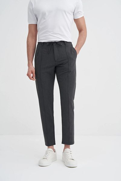 Cazador Pantaloni Jogger Sgz, cu șireturi în talie, cu picioare plate