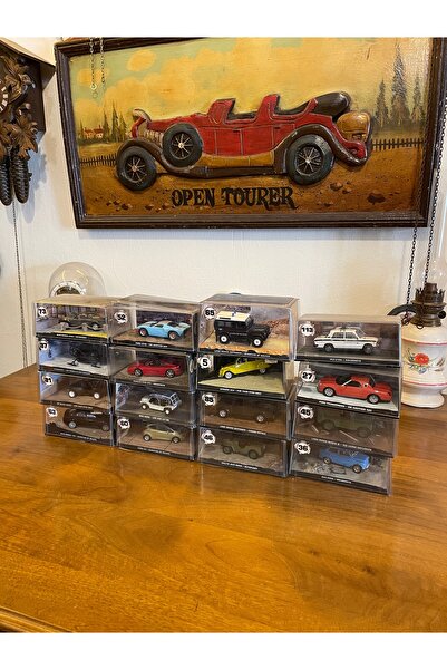 ANTİKA AYAL James Bond 1:43 ölçek koleksiyonluk arabalar 16 adet