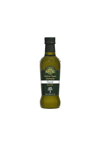 Kristal Organik Natürel Sızma Zeytinyağı 500 ml Cam Şişe
