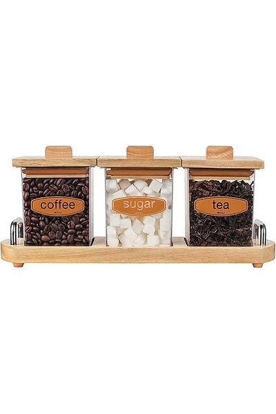 Billi Coffee,Tea and Sugar Canister Set