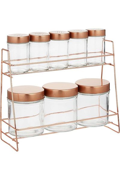 Harmony Table Top 8Pcs Glass Condiment Set 90ML, 350ML
