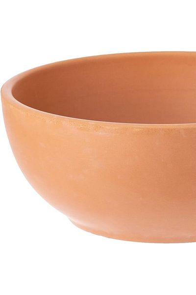 AKDC Round Bowl 20Cm X 20Cm X 8Cm Clay Colour