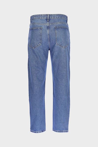 CROSS JEANS Men's Light Blue Regular Waist Tapered Fit Jean Pants E 4411-005
