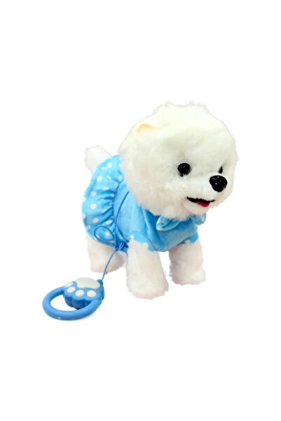 Cute Dog Walking Dog Collar with Plush Dog Controller Audio Music