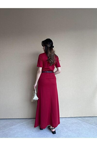 Mooi Butik Berkley Team 3094 - Claret Red