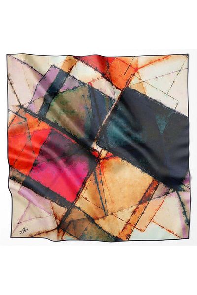 Aker Eșarfă din poliester Twill Tivil - 7487795 -923