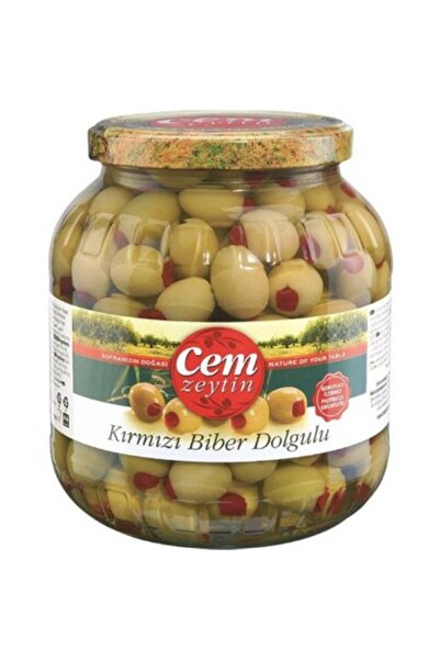 Cem Zeytın Yesıl 1kg Bıberlı 201/260 Cam