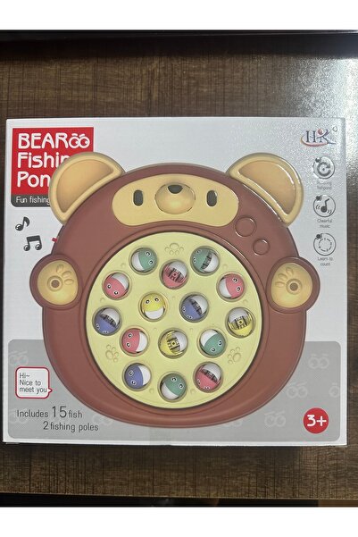 Cici Oyuncak Sevimli Ayıcık Lüx Müzikli Balık Tutma Oyunu Eğitici Eğlenceli Ç...