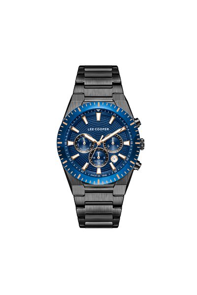 Lee Cooper Men Multi Function Dark Blue Dial Watch - LC08100.090