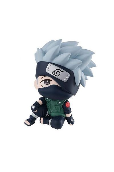 BANDAI Kakashi 9cm Naruto Anime Figure Uzumaki Naruto Kakashi Uchiha Sasuke Itachi Cute Toys Q Figurals Act
