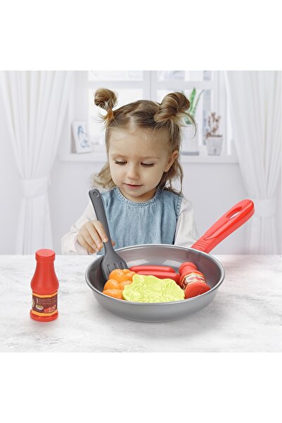 Choice1 Silver 8PCS Children Kitchen Food Toys Simulation Cookware Game Set P...