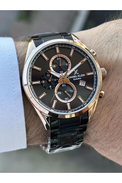 Daniel Klein DANİEL KLEIN EXCLUSIVE MEN'S WRIST WATCH SPORTS AND STYLISH USE DUAL TIME GAUGES (NEW PRODUCT)
