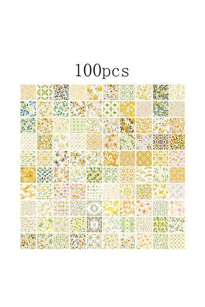 Choice C 100pcs Vintage Paper Multi Style Deco Retro Stationery Supplies Writing Paper Junk Journal Label .