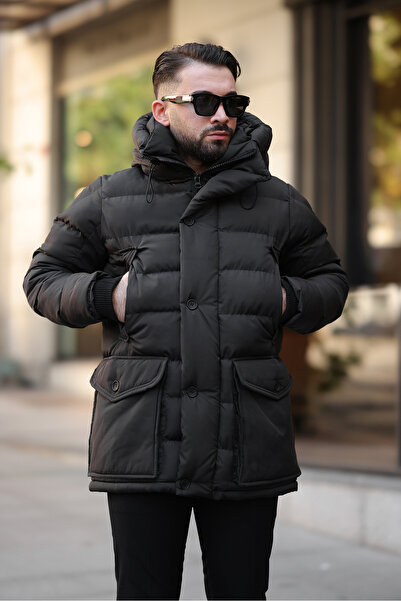 İga Collection Дълго мъжко пухено яке