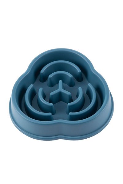 Choice M Blue 1PC Pet Slow Food Bowl Anti Choking Dog Bowl Dog Bowl Anti Overturning Pet Food Supplies and