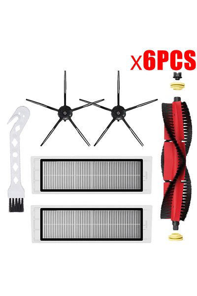 Choice SET A For Xiaomi Roborock S5 Max S6 S6 Maxv Vacuum Cleaner Replacement Kit Roller Brush HEPA Filter