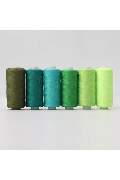 Choice XX-6LvS-4Z 6pcs/Pack Assorted Colors Sewing Thread Polyester Sewing Thread, For Domestic DIY Sewing