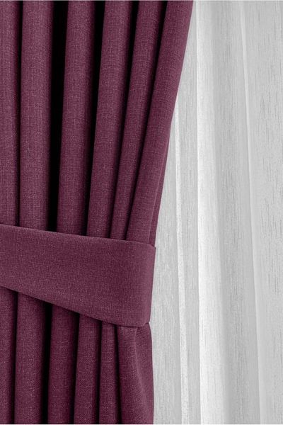 güzel teks. Linen Fon Curtain Single Wing 1X3 Close Battery