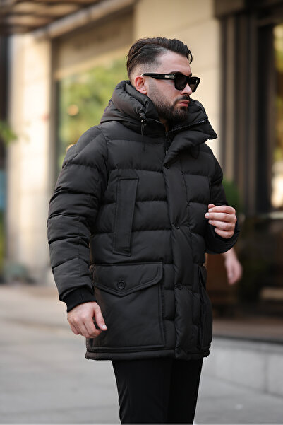 İga Collection Дълго мъжко пухено яке